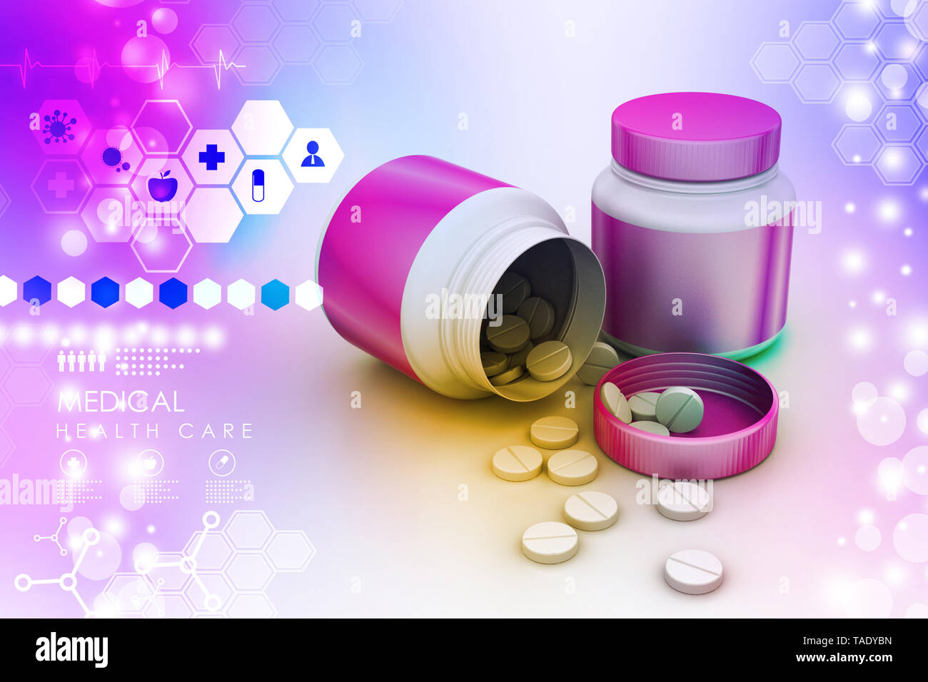 medicine bottle and pills Stock Photo Alamy medicine bottle and pills Stock Photo Alamy