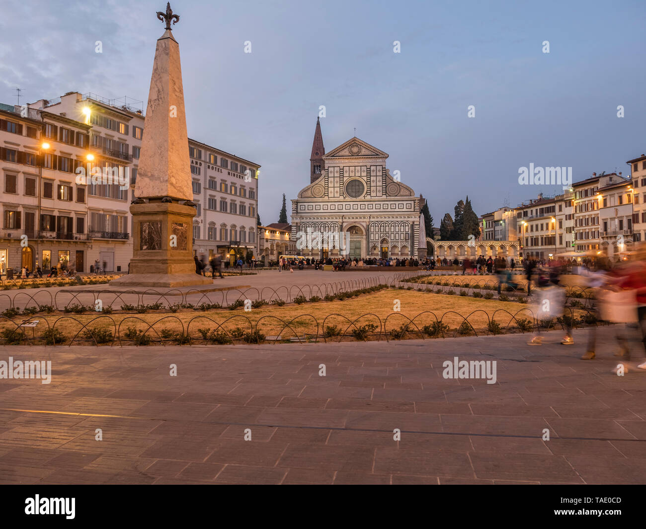 Italy, Tuscany, Florence, Santa Maria Novella, Piazza Santa Maria