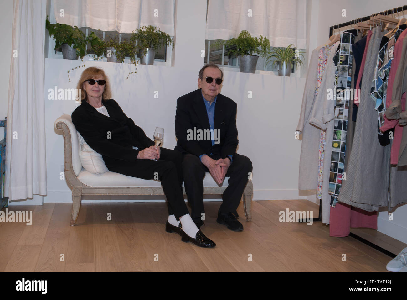 Paris - Shop Agnès b. - Opening night shop Chaillot Stock Photo