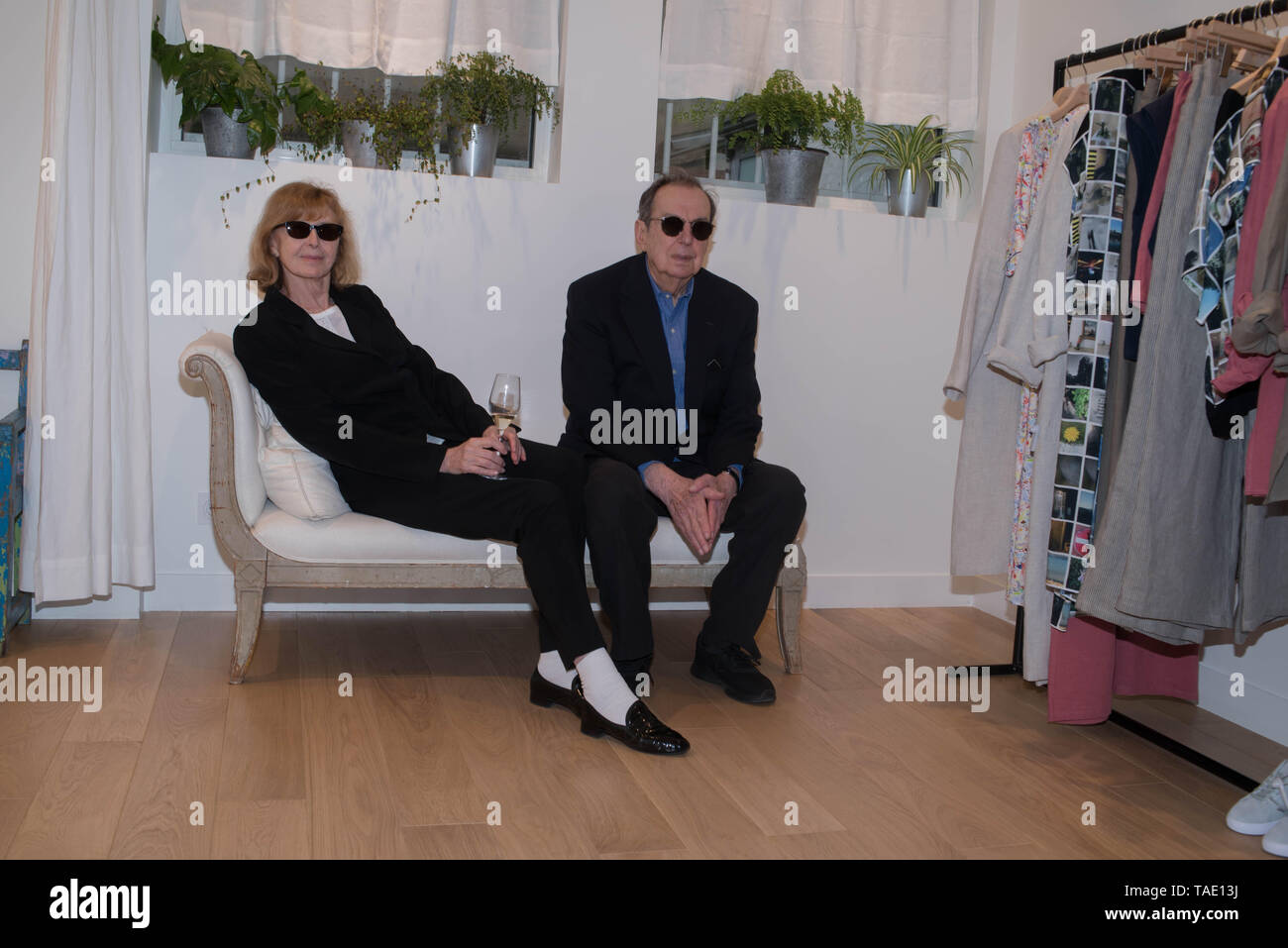 Paris - Shop Agnès b. - Opening night shop Chaillot Stock Photo