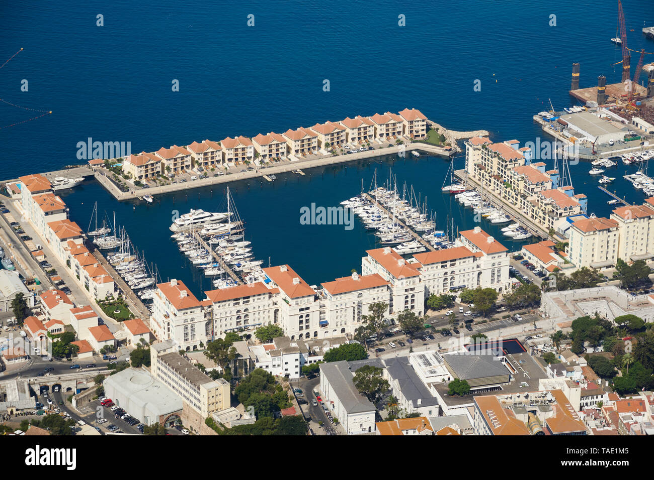 Gibraltar, United Kingdom. Iberian Peninsula Stock Photo