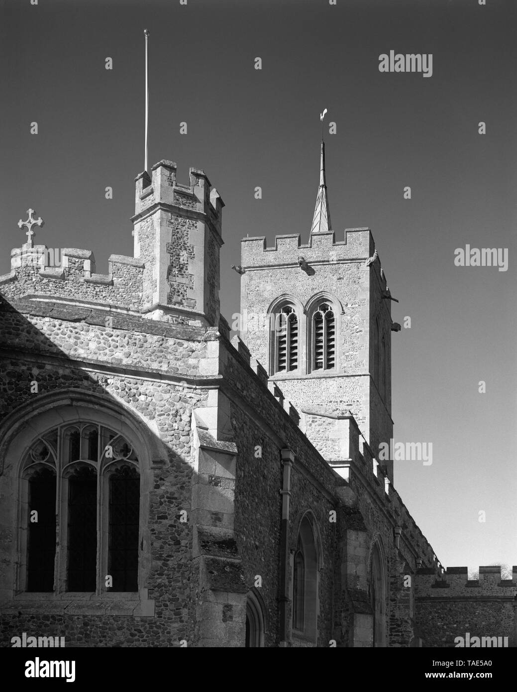 St Bartholomew's Church Great Gransden Cambridgeshire England Stock Photo