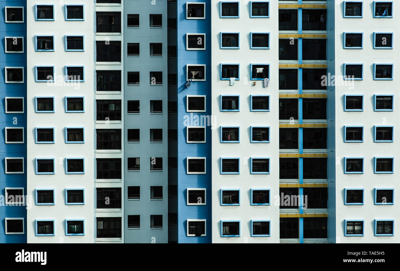 high density residential building facade Stock Photo Alamy