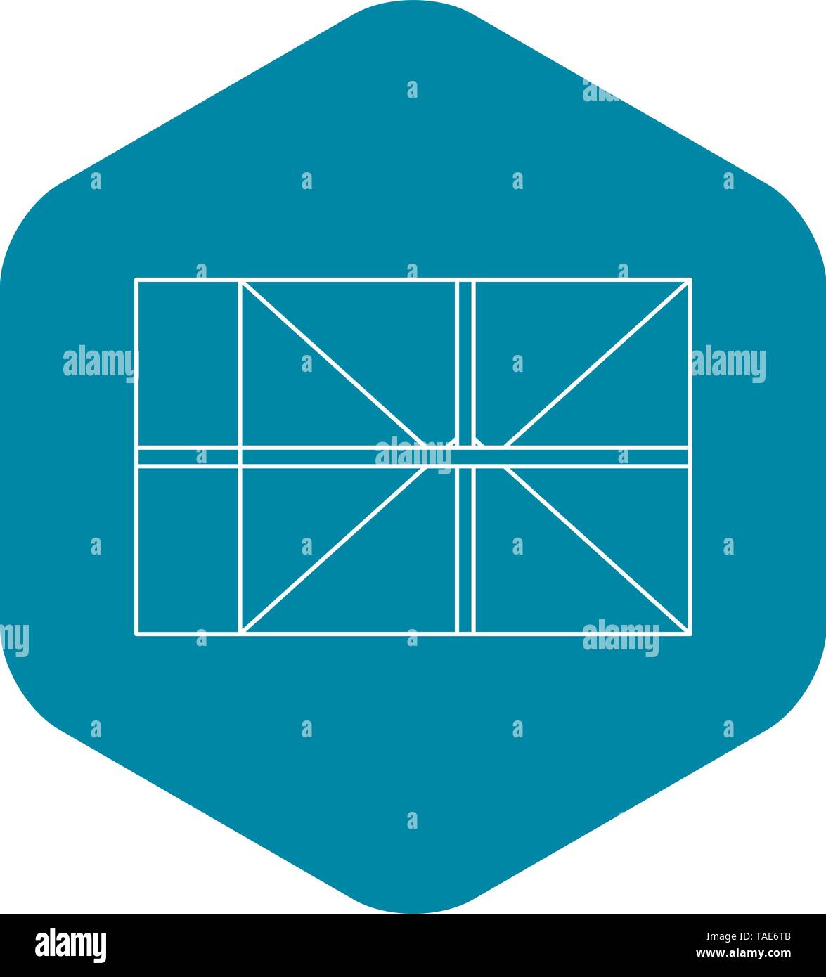 Parcel icon, outline style Stock Vector Image & Art - Alamy
