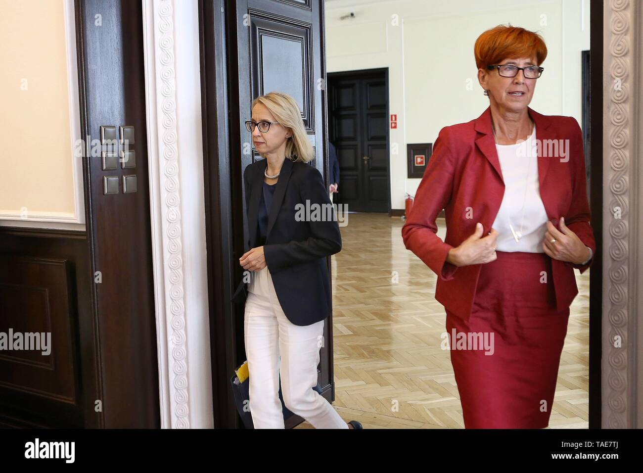 Elzbieta Rafalska - polish politician, Minister of family, labour and social policy Stock Photo