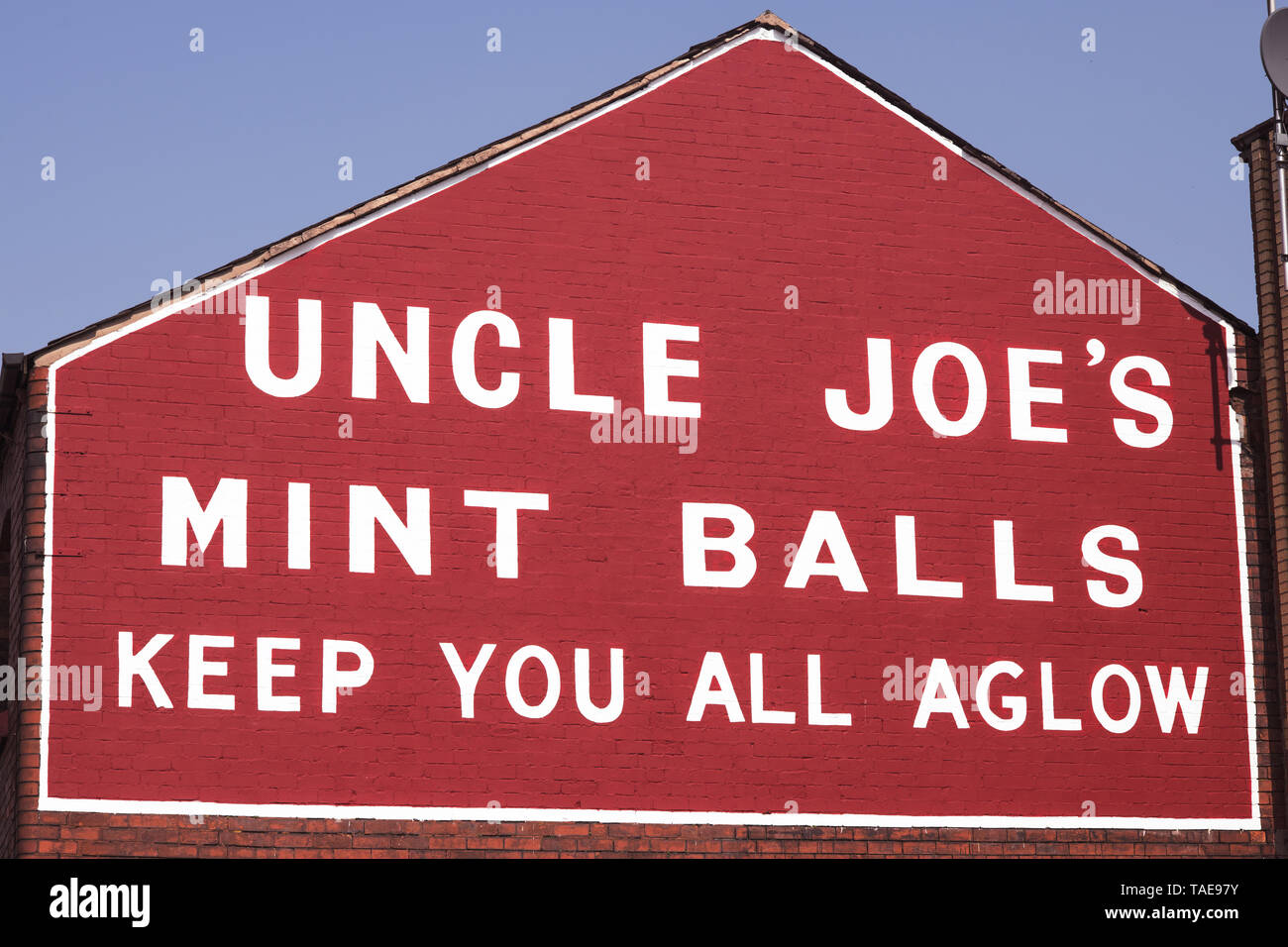 Sanctus Sweet Factory. Makers of Uncle Joe's Mint Balls Stock Photo Alamy