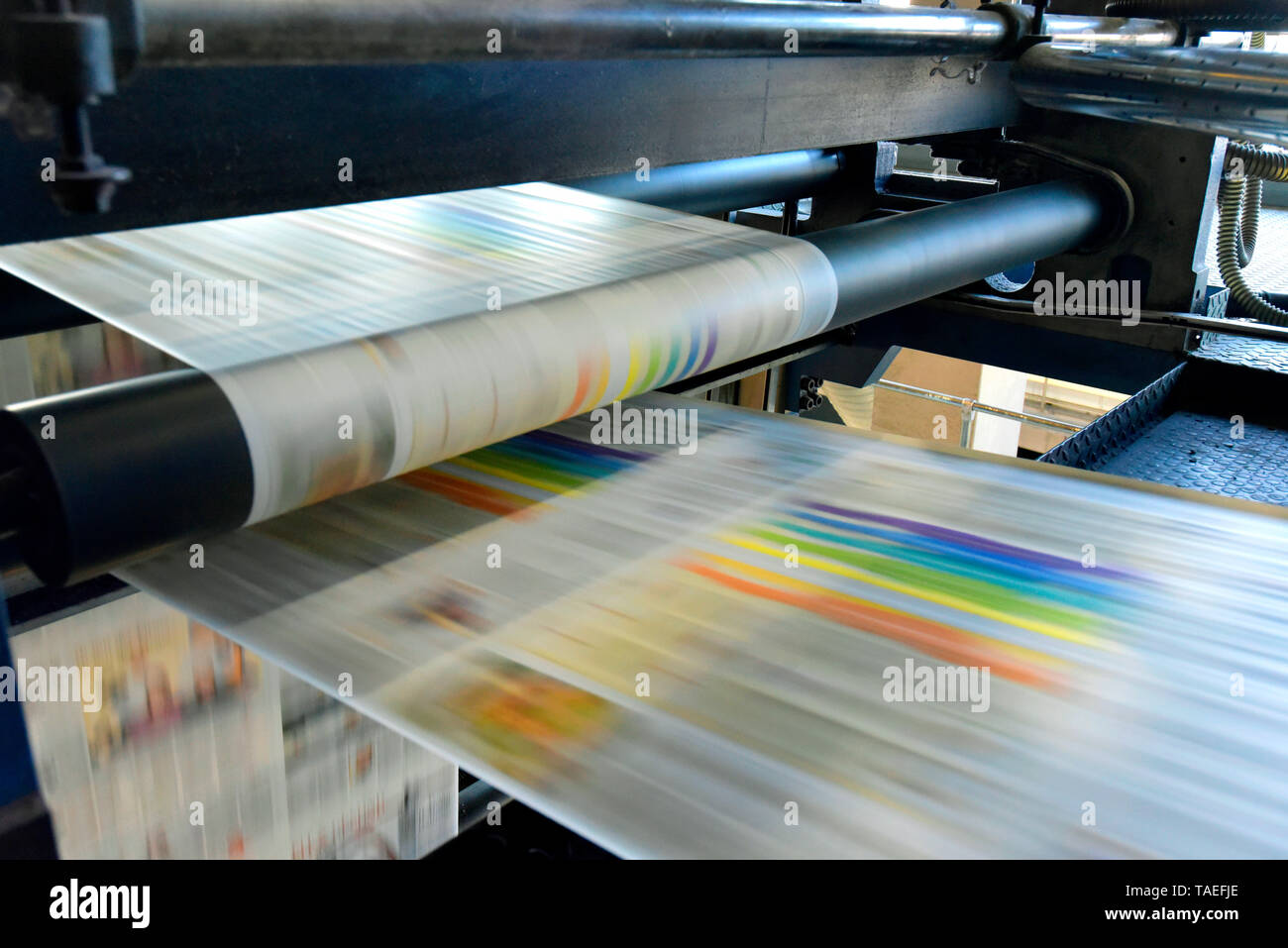 Modern Printing Press High Resolution Stock Photography And Images Alamy