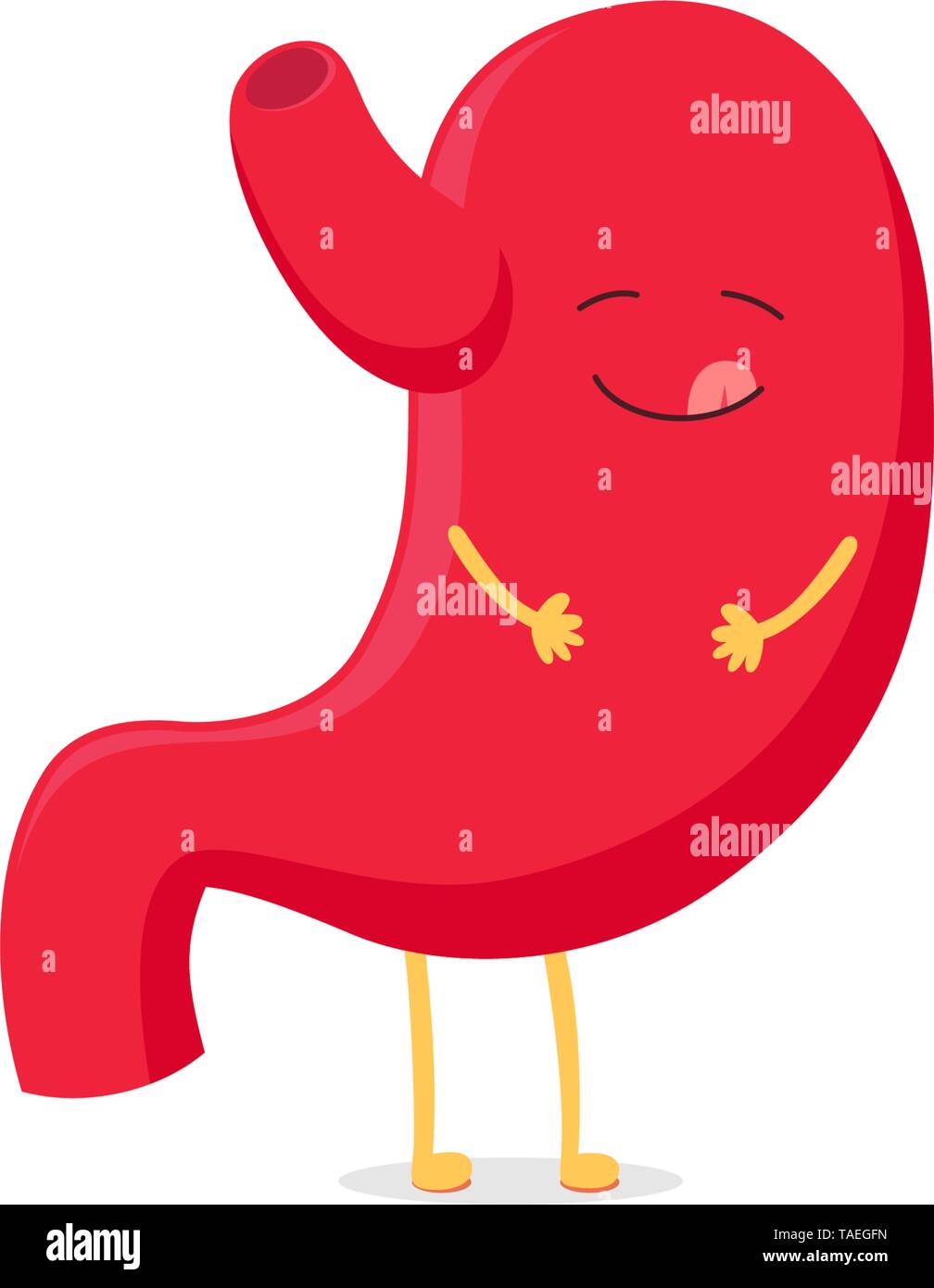 funny stomach pain cartoon