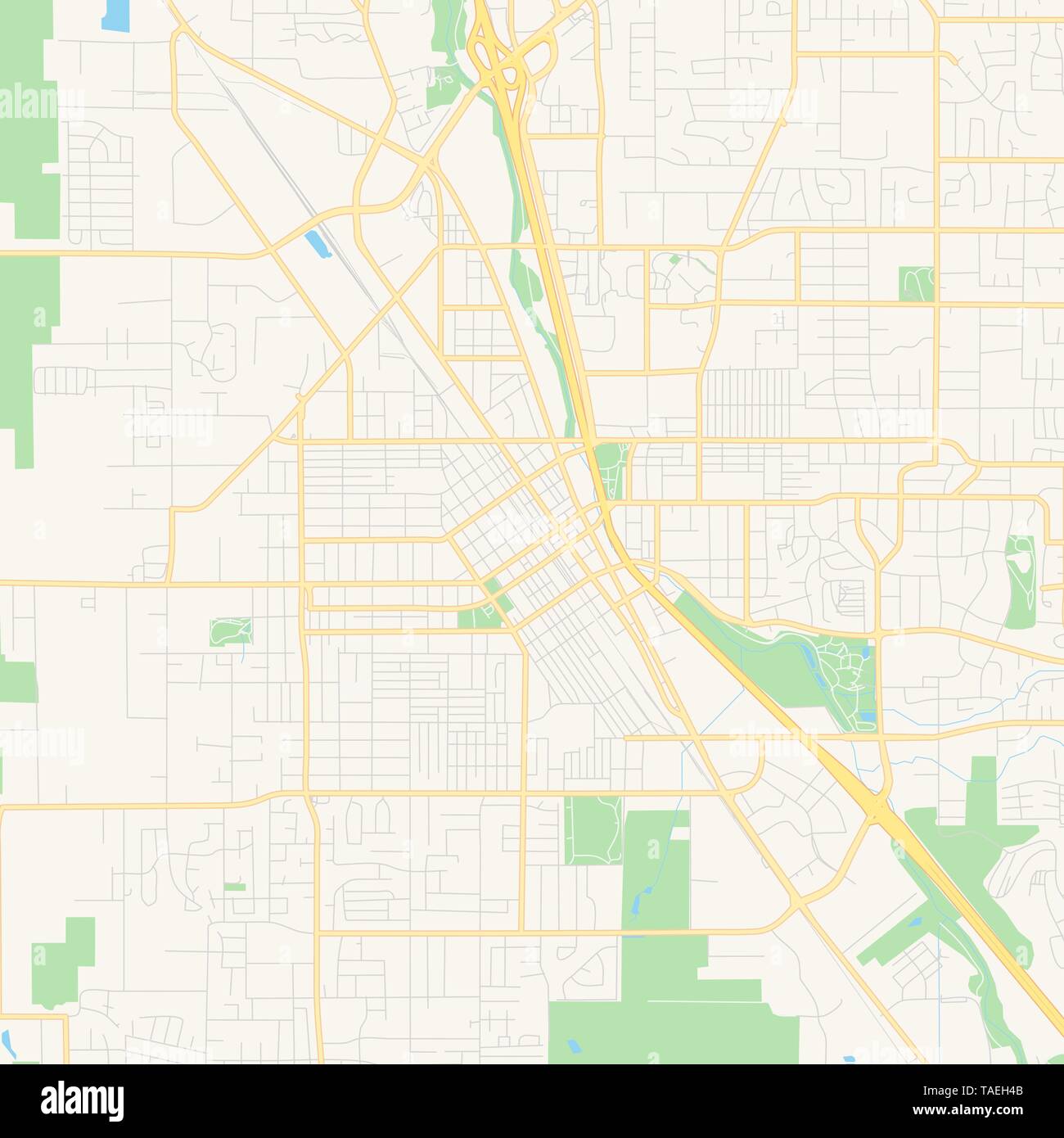 Empty Vector Map Of Medford Oregon USA Printable Road Map Created In empty-vector-map-of-medford-oregon-usa-printable-road-map-created-in