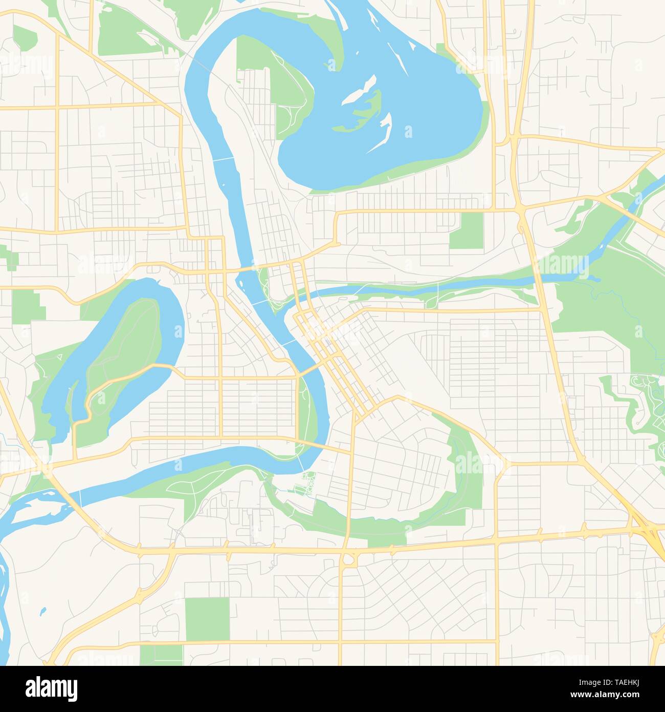 Empty Vector Map Of Eau Claire Wisconsin USA Printable Road Map empty-vector-map-of-eau-claire-wisconsin-usa-printable-road-map