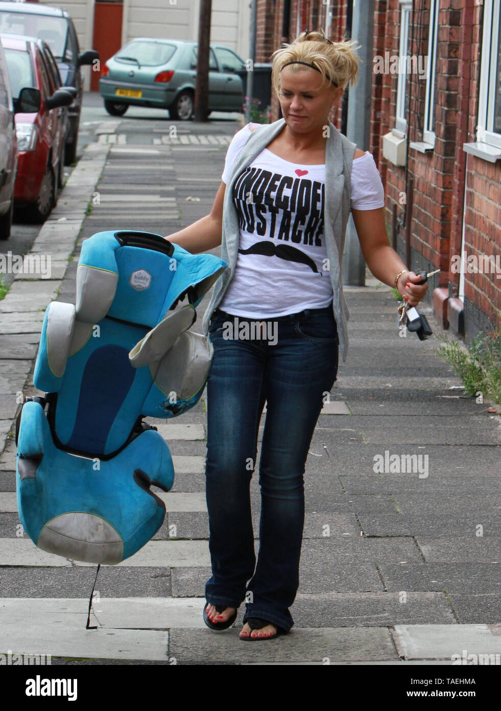 Kerry Katona seen outside her mothers home in Warrington credit Ian Fairbrother/Alamy Stock Photos Stock Photo