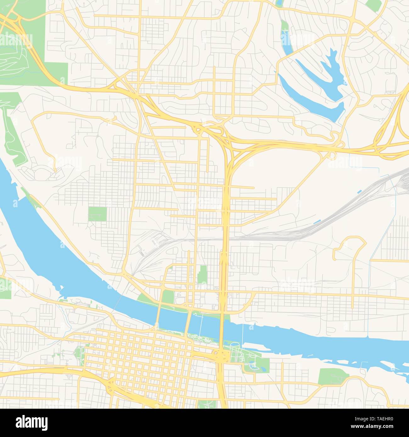 Vacant vector map of North Tiny Rock, Arkansas, United states of america graphic relating to Printable Map of Arkansas known as Vacant vector map of North Tiny Rock, Arkansas, United states of america