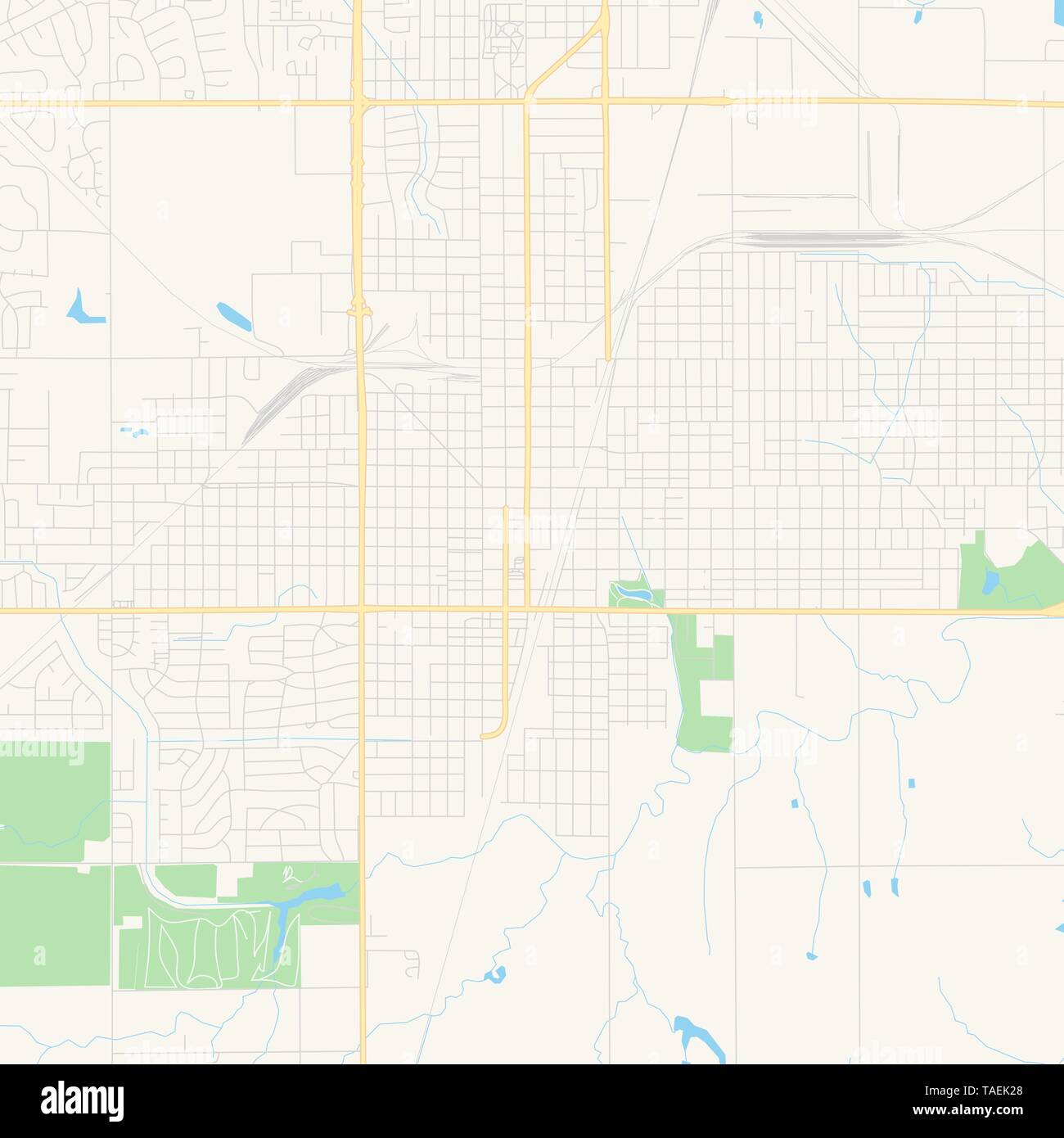 Enid Oklahoma Zip Code Map United States Map