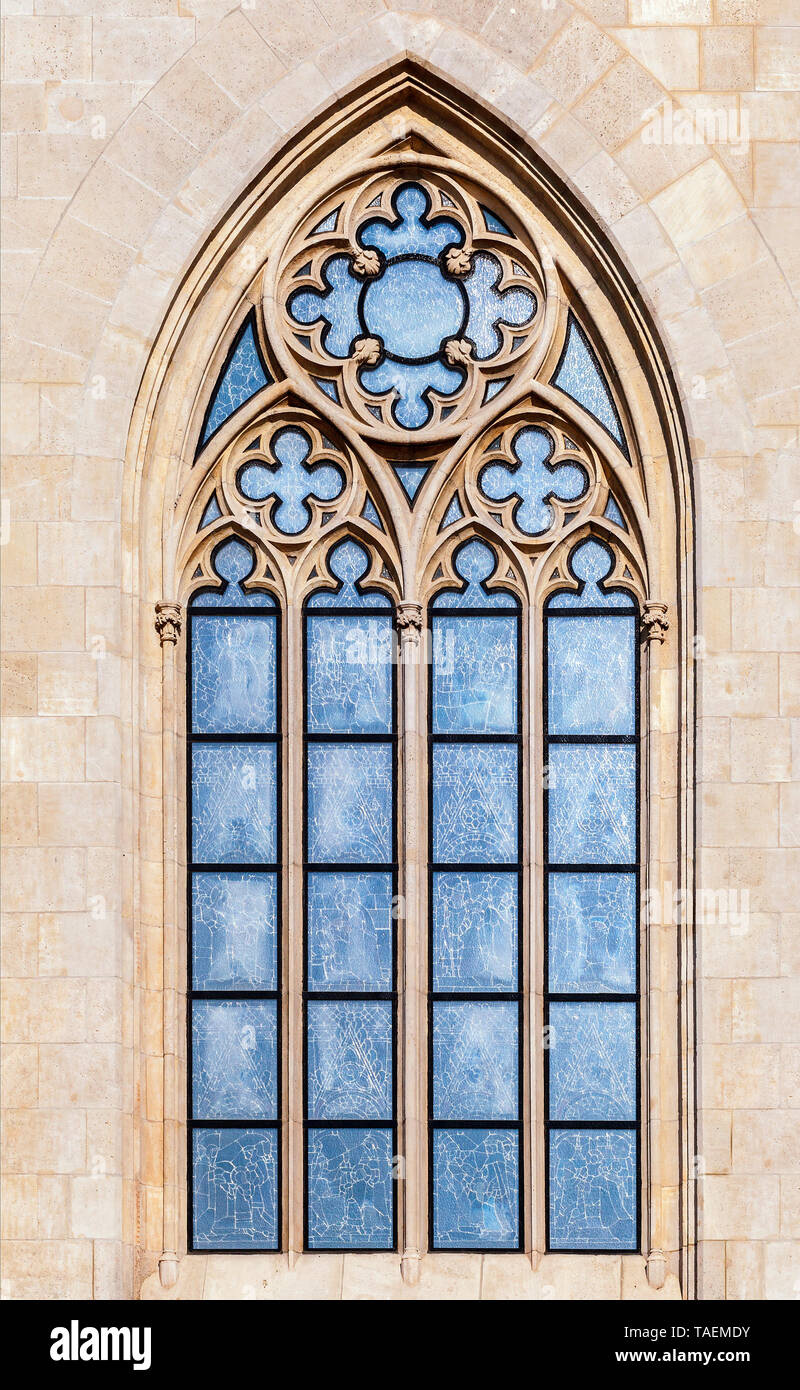 Ornamented window of a cathedral in gothic style Stock Photo - Alamy