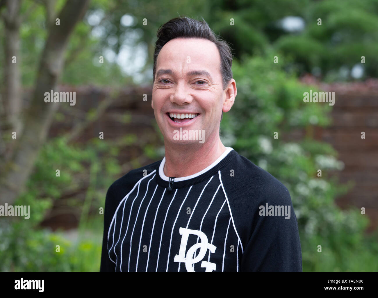 'Strictly Come Dating' judge, Craig Revel Horwood, at the Chelsea Flower Show. He is a dancer, Theatre director and Choreographer. Stock Photo