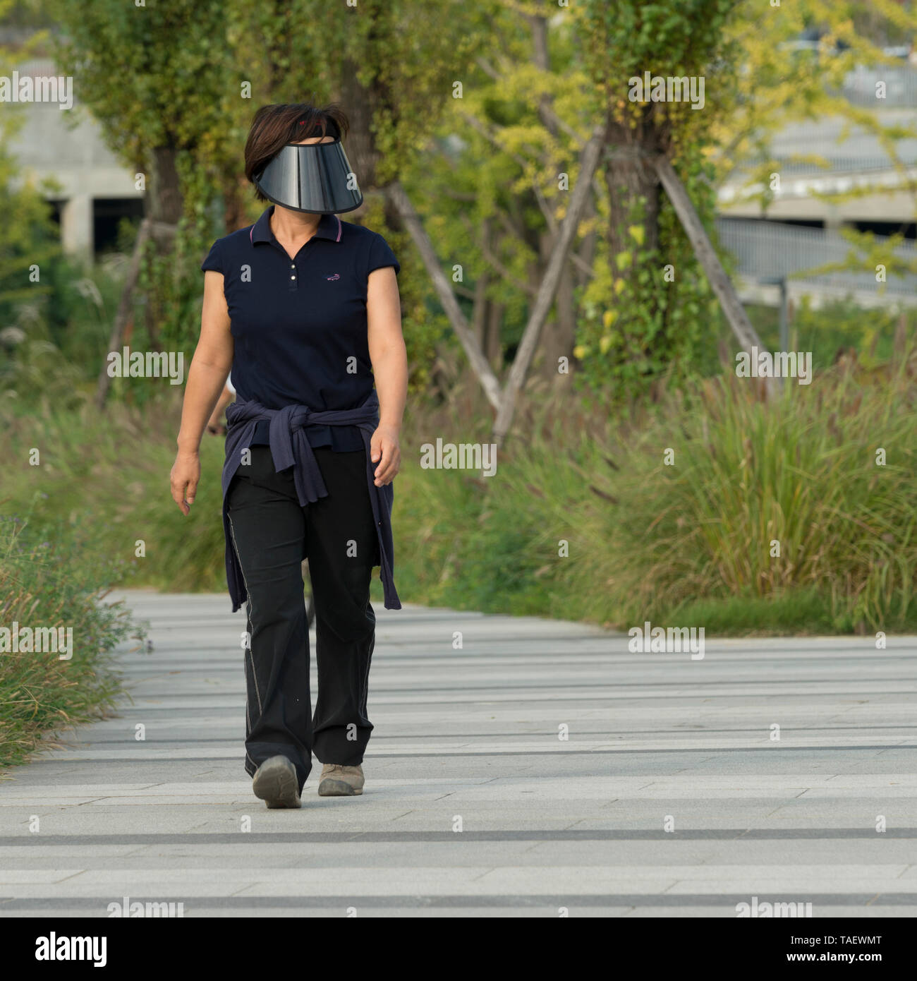 korean visor hat