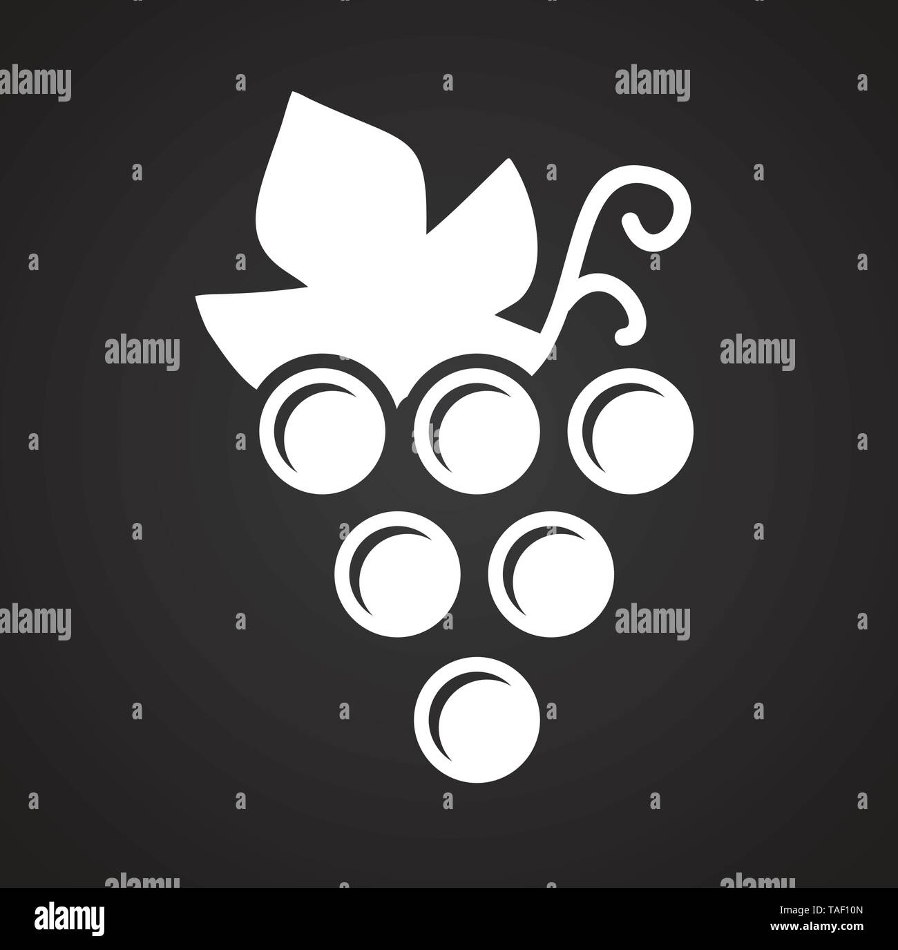 Wine related icon on background for graphic and web design. Simple ...