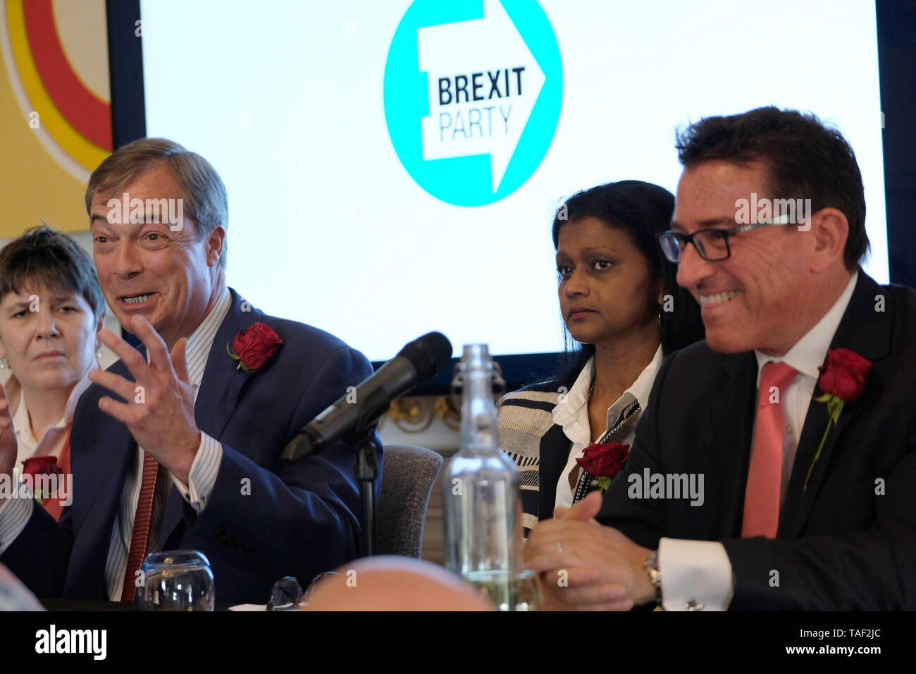 Newly formed Brexit Party launches candidates for EU election Featuring: Claire  Fox, Nigel Farage, Christina Jordan, Lance Forman Where: London, United  Kingdom When: 23 Apr 2019 Credit: R.M.T. /WENN.com Stock Photo - Alamy