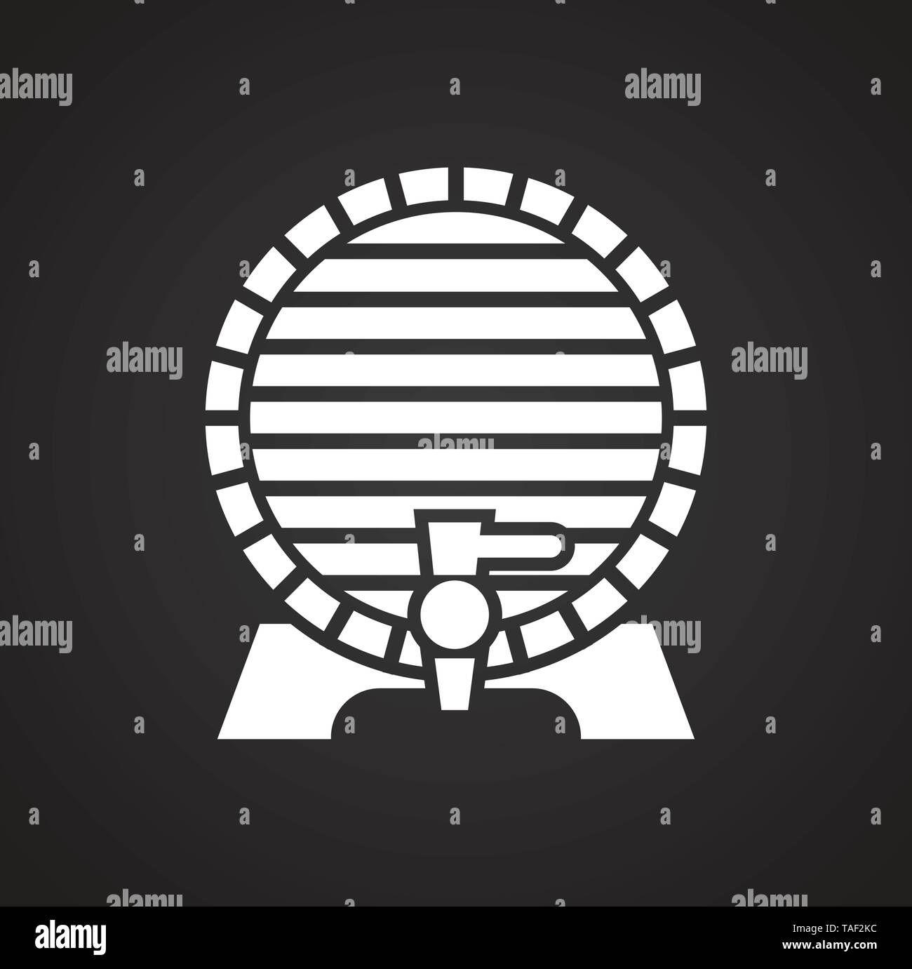Wine related icon on background for graphic and web design. Simple ...