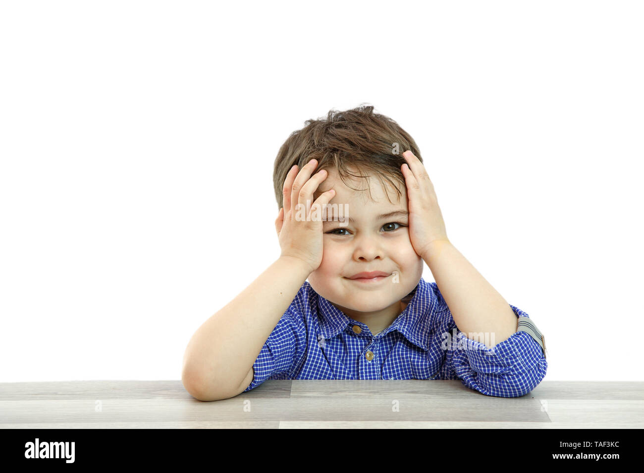 Boy different facial expressions illustration hi-res stock photography ...