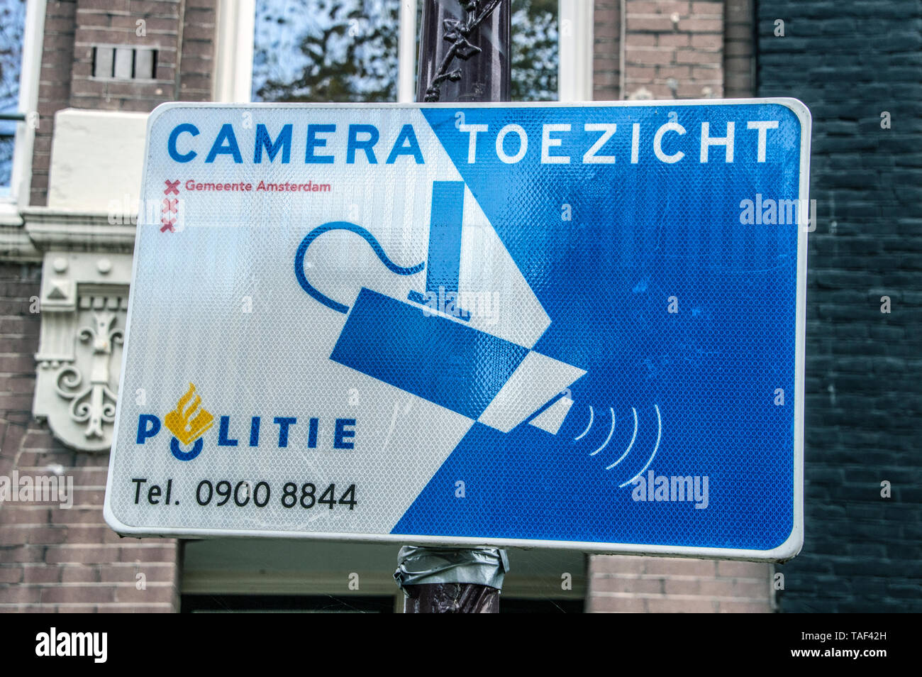 Warning Sign From The Amsterdam Police Camera Enforcement The ...