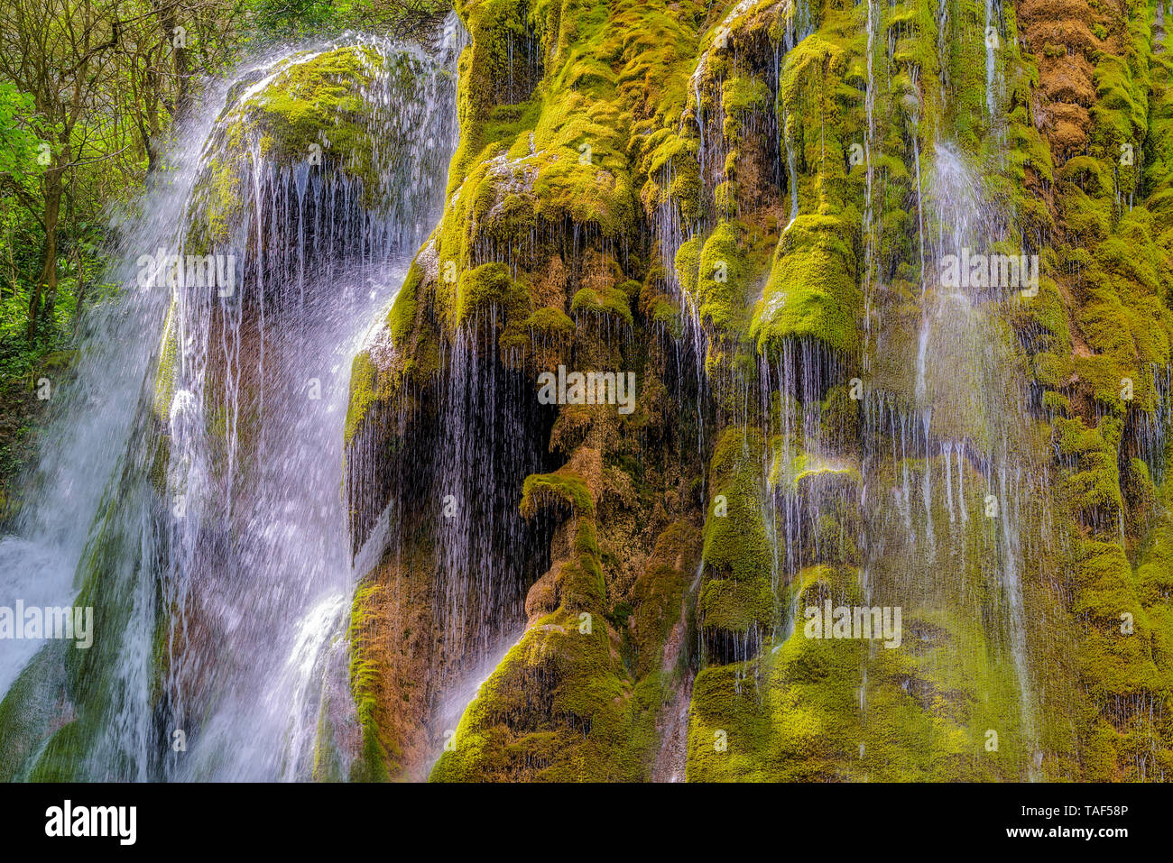 The Green Cascade, near Saint Eulalie en Royans, in the Vercors, France