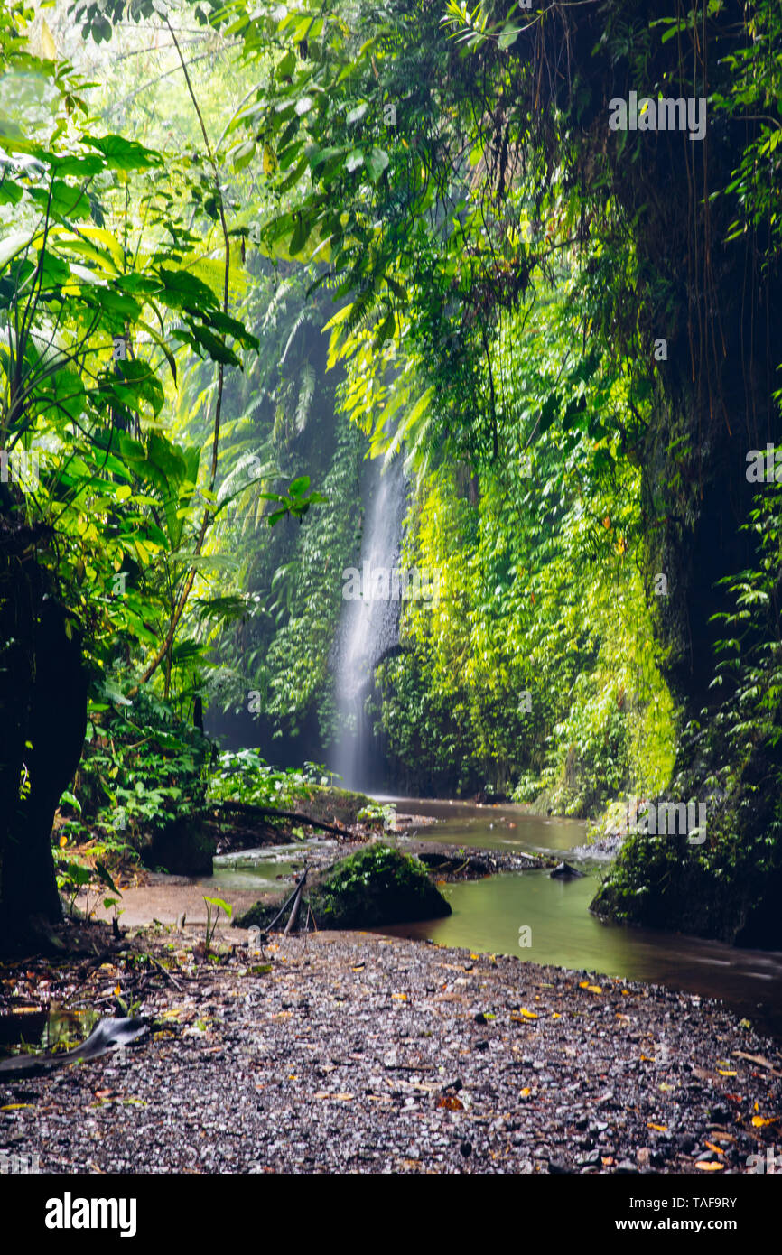 View At Tukad Cepung Waterfall At Bali Indonesia Stock Photo