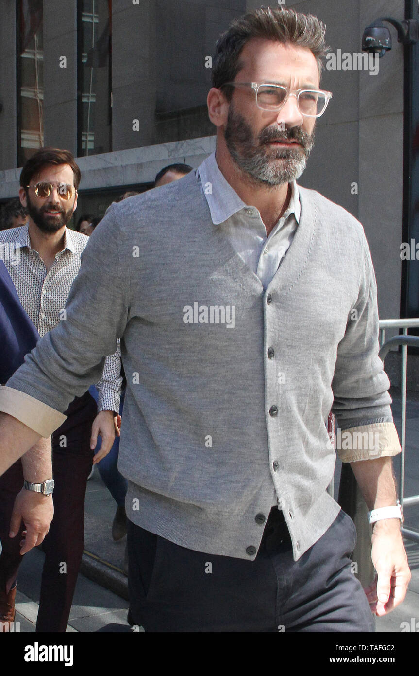 New York, NY, USA. 24th May, 2019. John Hamm seen at NBC's Today Show