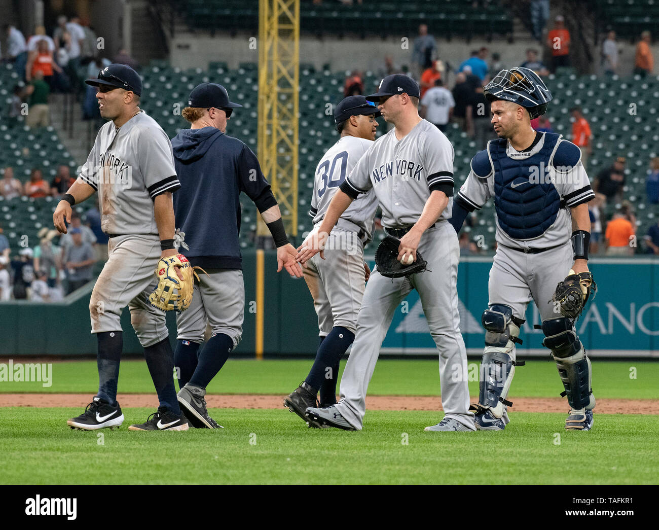 New york yankees players celebrate hi-res stock photography and images