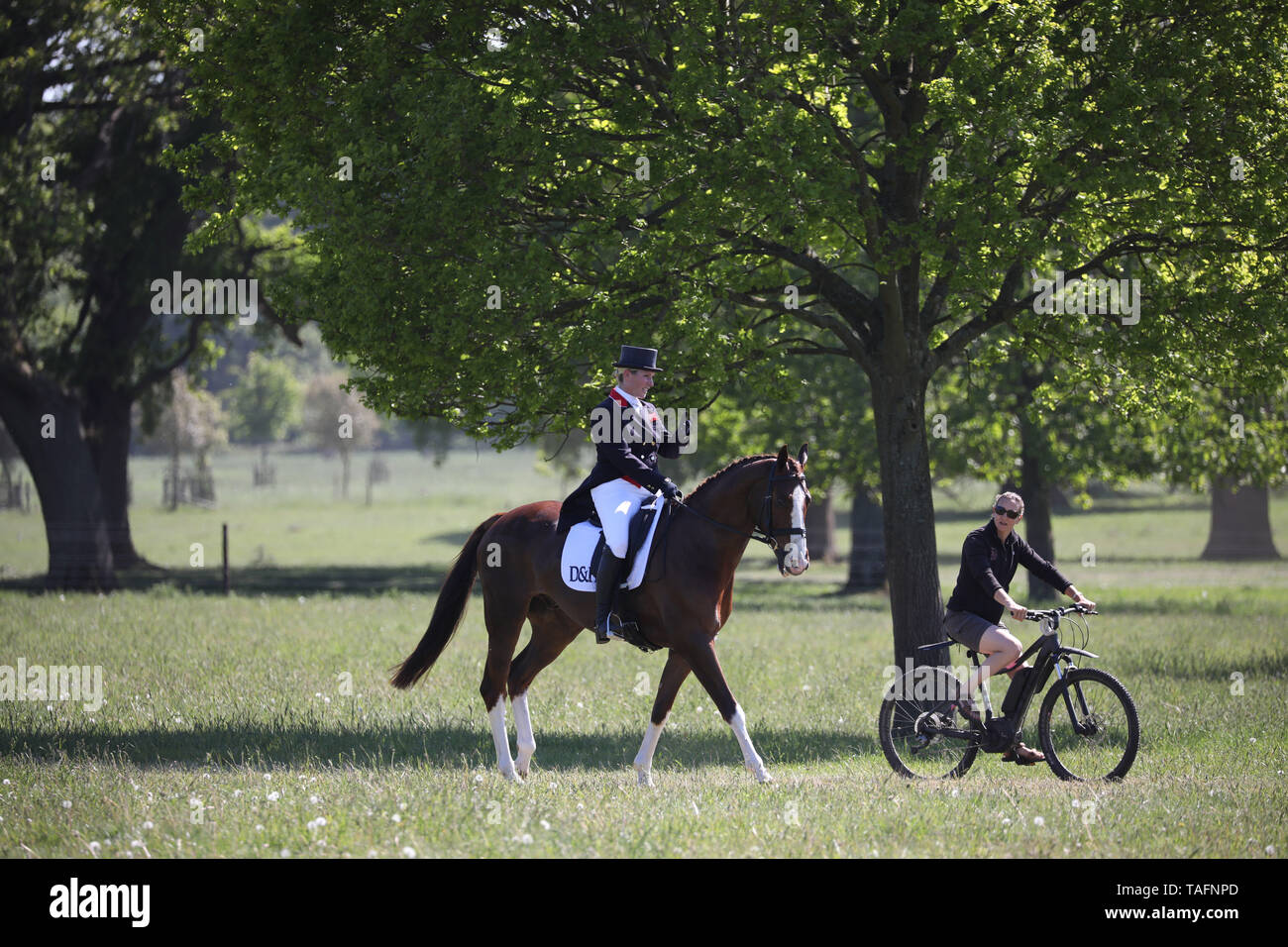 Houghton, UK. 24th May, 2019. Zara Tindall on Class Affair makes her