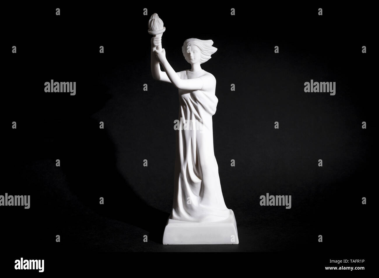 May 25, 2019 - Hong Kong, China - A view of a statue of Goddess of Democracy, also known as Goddess of Liberty in Hong Kong..The Statues was created during the Tiananmen Square protests of 1989 by the students. (Credit Image: © Chan Long Hei/SOPA Images via ZUMA Wire) Stock Photo