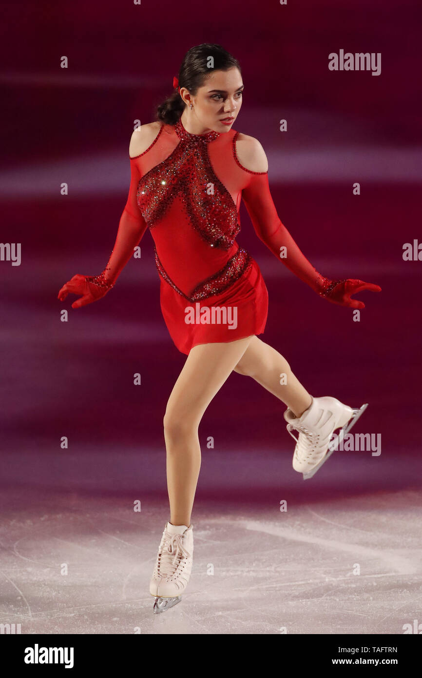 evgenia medvedeva red dress Makuhari event hall, Chiba, Japan. 24th May, 2019. Evgenia Medvedeva, MAY  24, 2019 - Figure Skating : Fantasy on Ice 2019 at Credit: YUTAKA/AFLO  SPORT/Alamy Live News Stock Photo