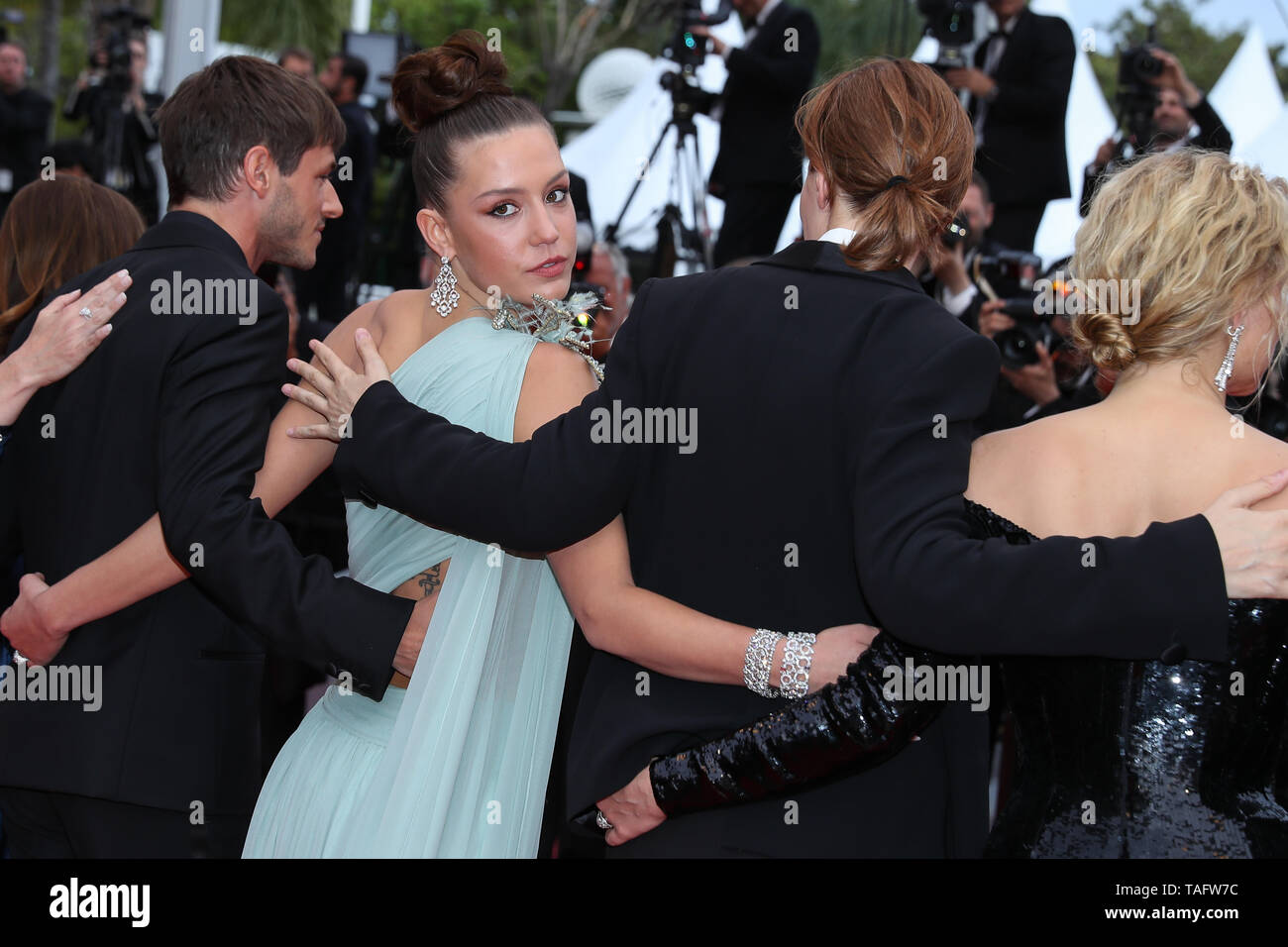 Cannes France 24th May 2019 Actress Adele Exarchopoulos Poses On The Red Carpet For The Premiere Of The Film Sibyl At The 72nd Cannes Film Festival In Cannes France On May 24