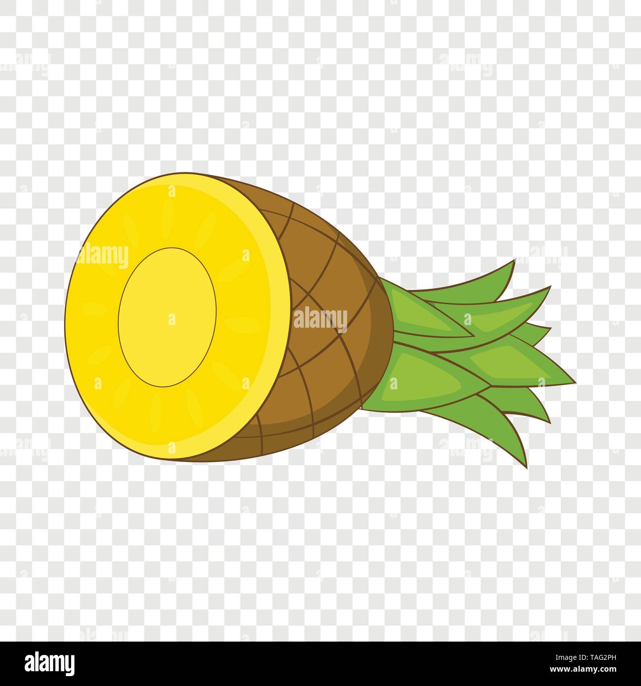 Pineapple icon, cartoon style Stock Vector Image & Art - Alamy