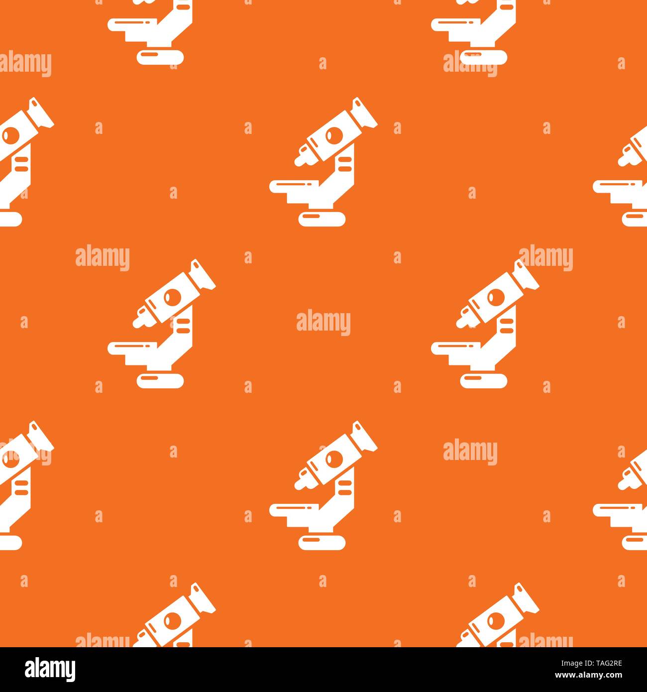 Microscope Image Pattern Microscope pattern vector orange Stock Vector Image & Art - Alamy