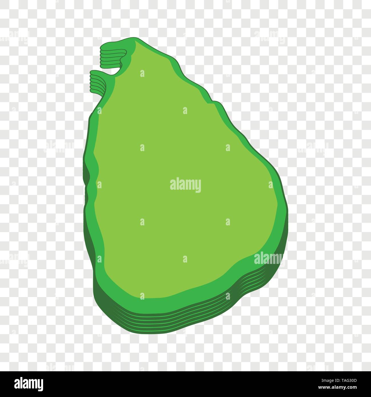 Sri lanka map icon, cartoon style Stock Vector Image & Art - Alamy
