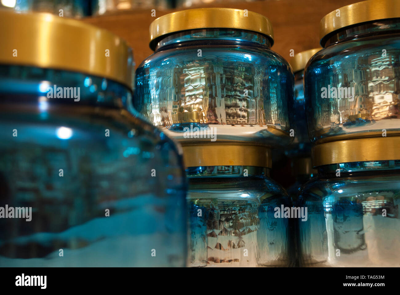 Vivid decorative blues. Background pattern. Stock Photo
