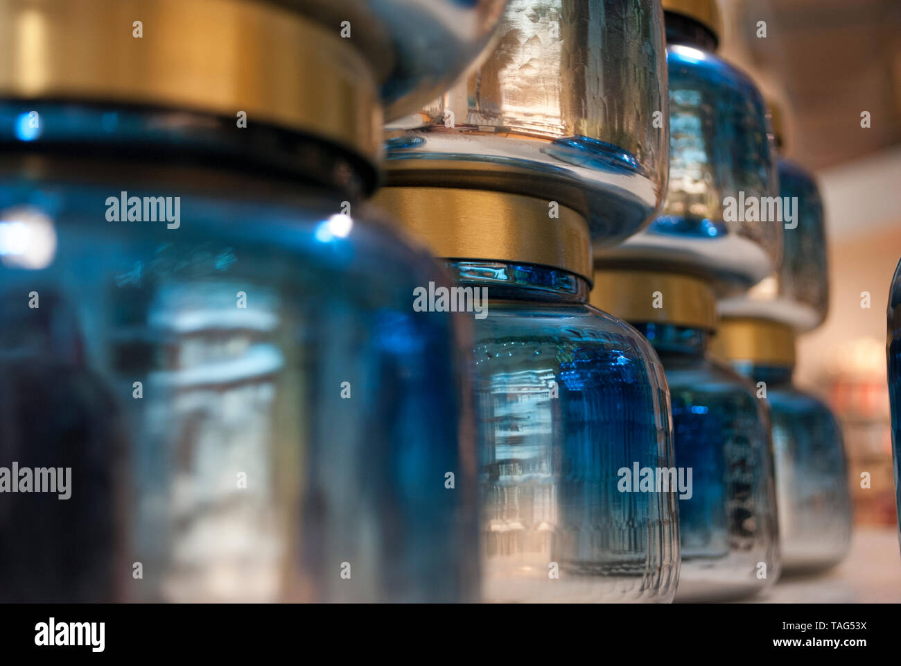 Vivid decorative blues. Background pattern. Stock Photo