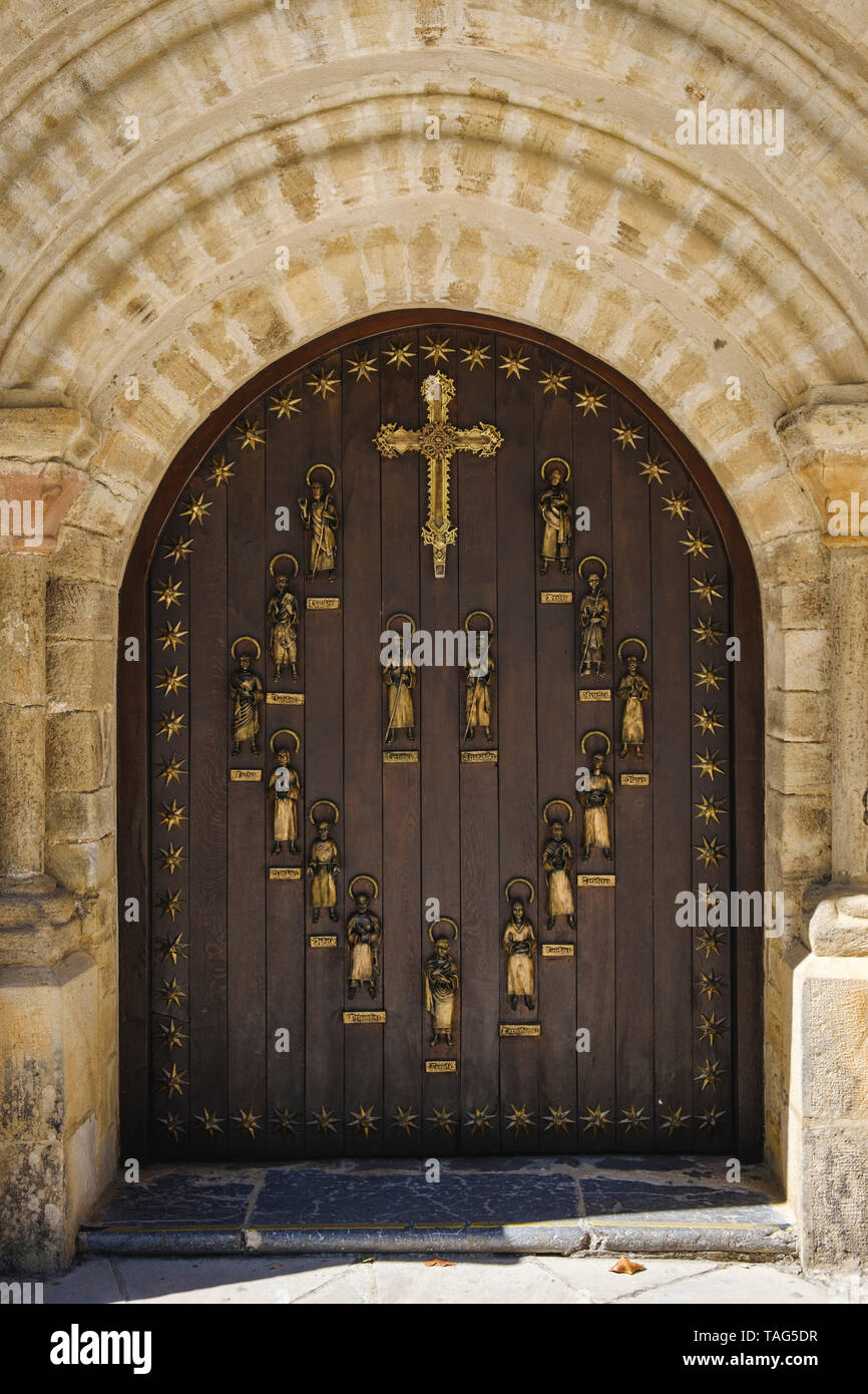 Door Of Forgiveness Is A Decorated Old Wooden Door On The Main