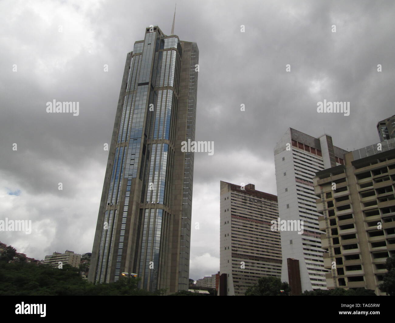Caracas, Distrito Capital, Venezuela; 24/07/2017 : Central Park Buildings in Caracas Venezuela. Stock Photo
