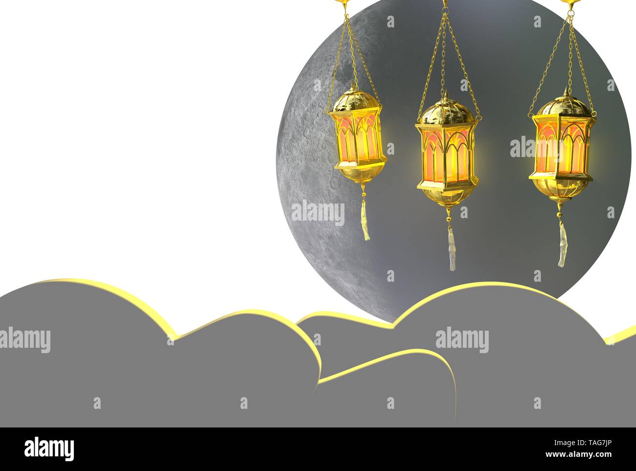 Download Page 2 Ramadan 3d Illustration Moon Lantern High Resolution Stock Photography And Images Alamy