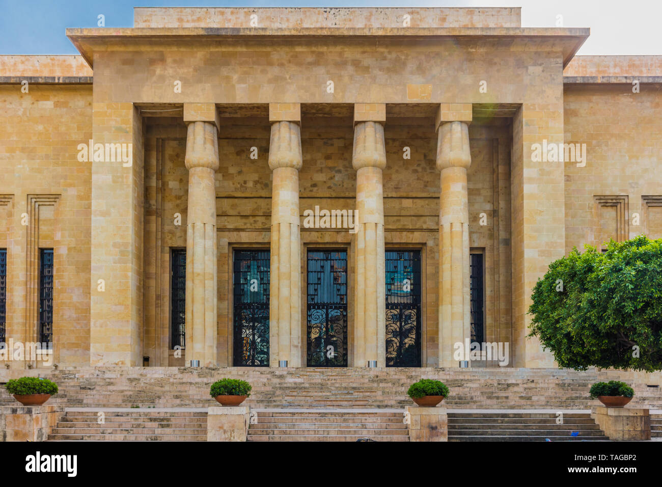 National Museum of Beirut capital city of Lebanon Middle east Stock Photo