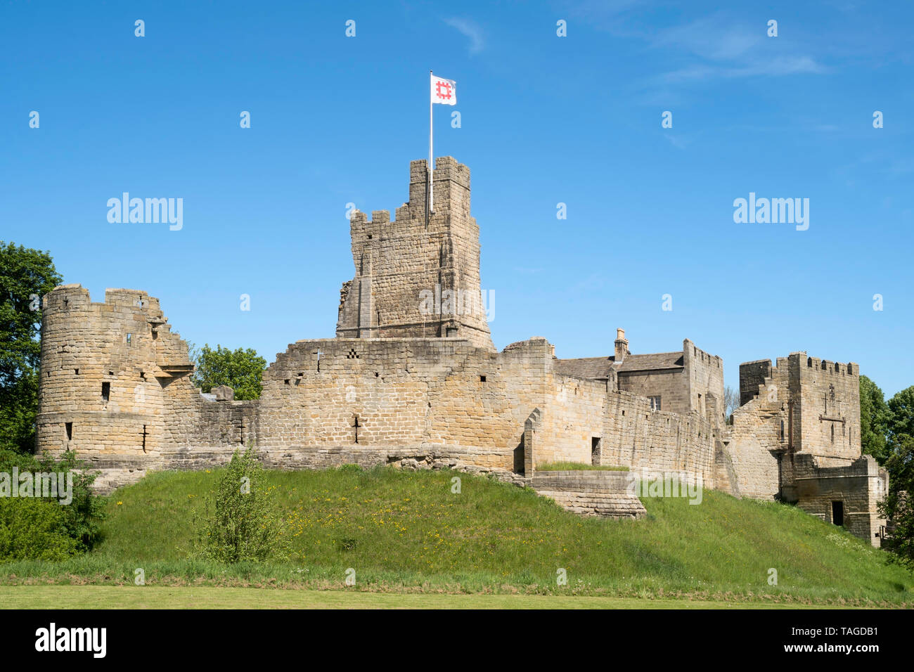 Prudhoe castle, Northumberland, England, UK Stock Photo Alamy