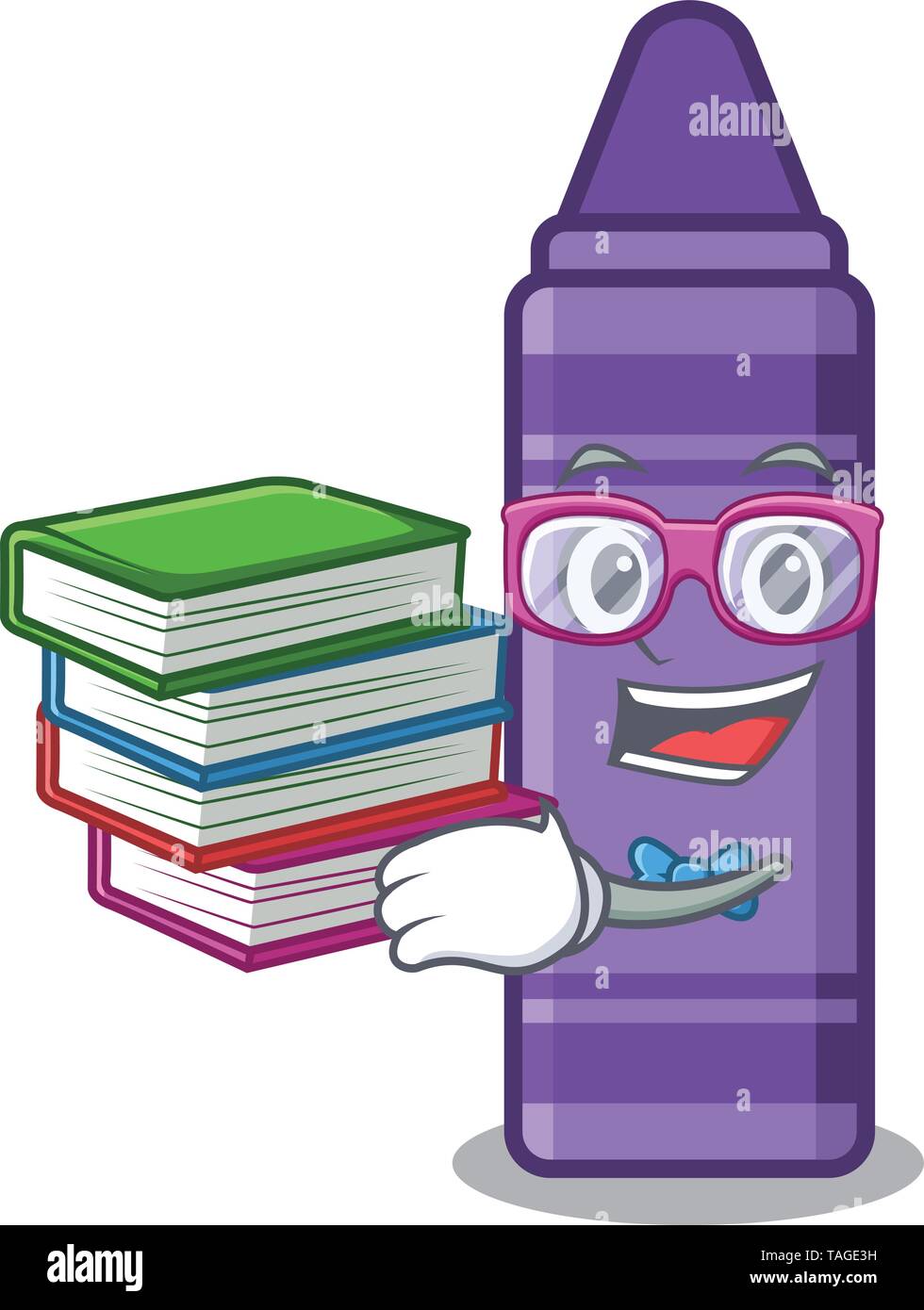 Serene Purple Crayon Book Scene in 4K Serene Purple Crayon Book Scene in 4K