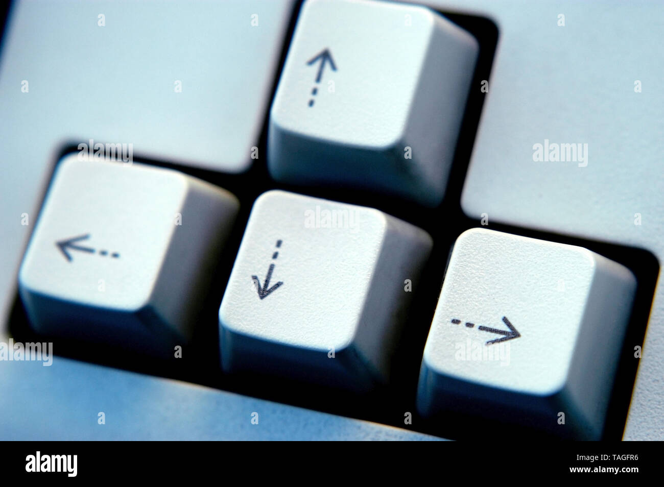 Symbolic direction keyboard keys hires stock photography and images