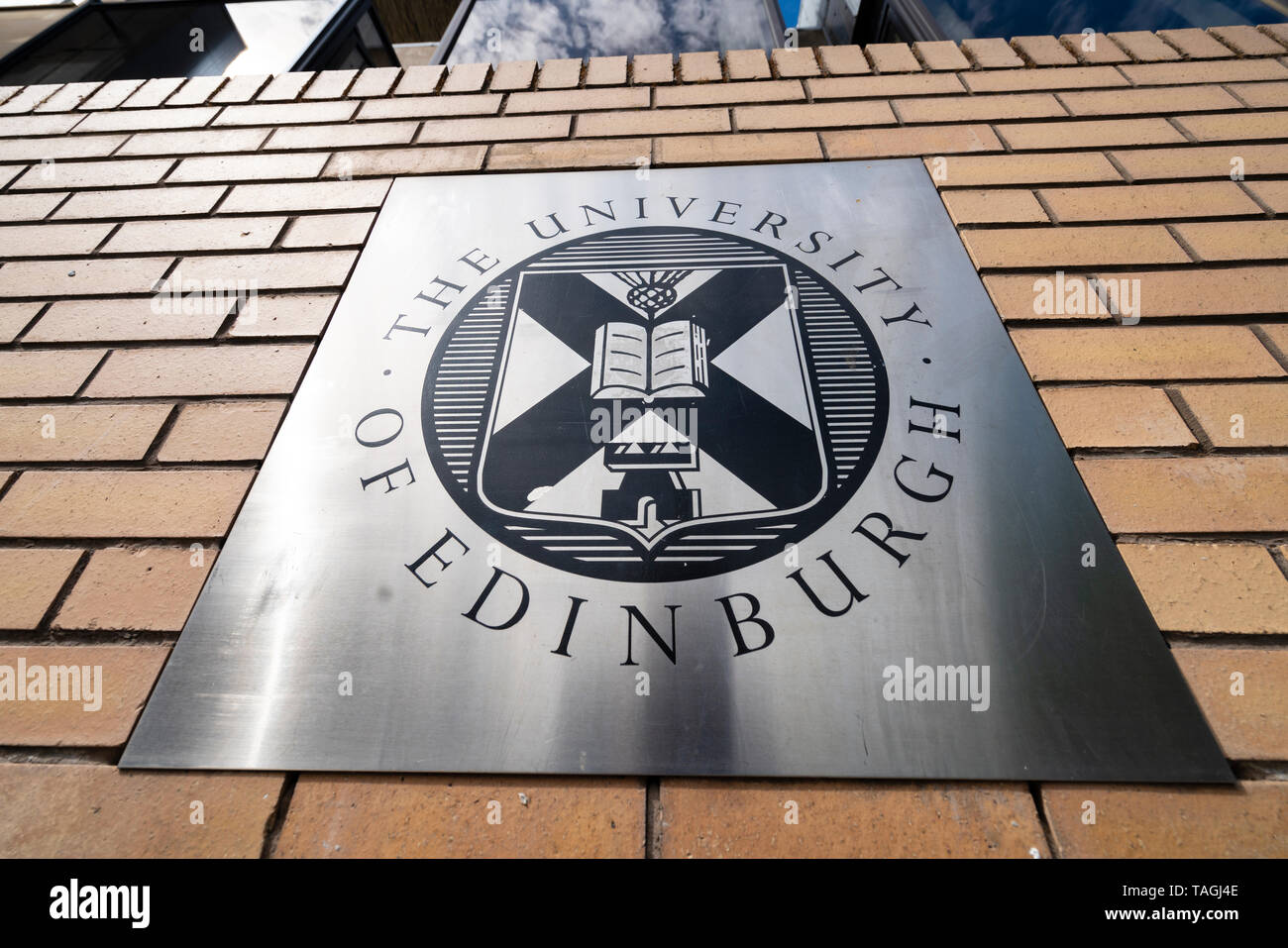 Campus at University of Edinburgh in Old Town , Scotland, UK Stock Photo