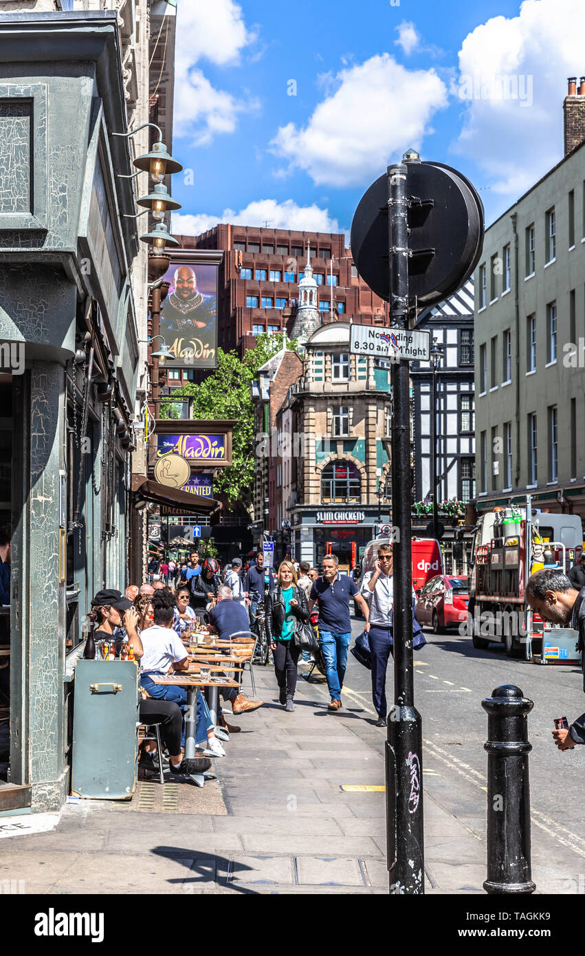 Old Compton Street, Soho, London, W1, England, UK. Stock Photo