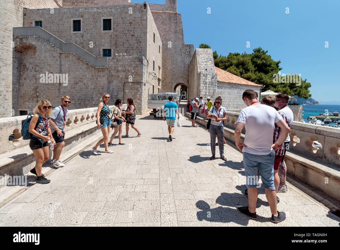 Dubrovnik Croatia July 13 2016 Ploce Gate Game Of Thrones