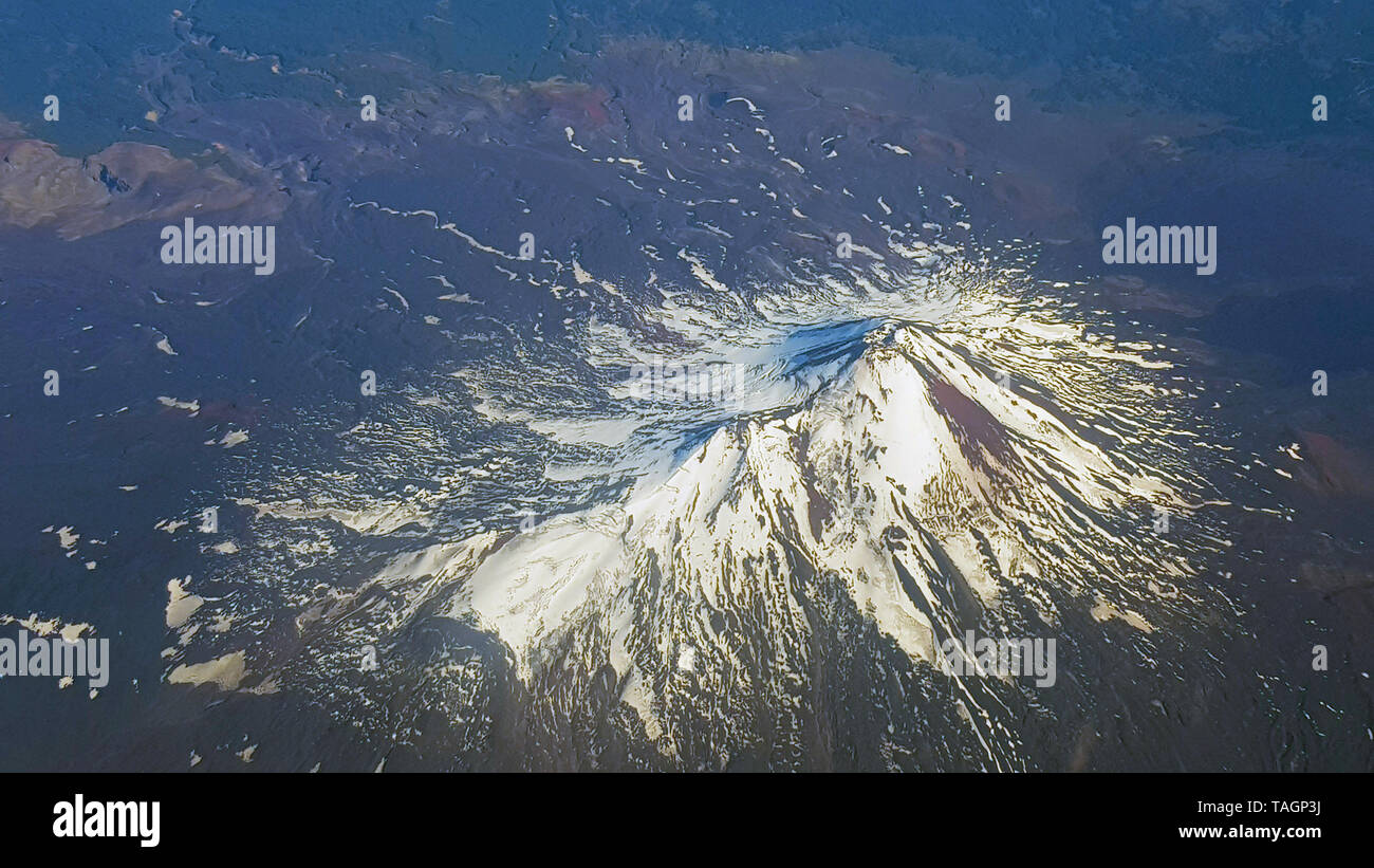 Andes volcanoes aerial hi-res stock photography and images - Alamy
