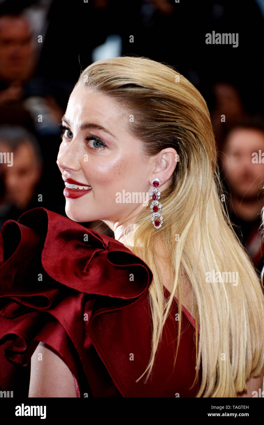 May 17, 2019, Cannes, France: Actress AMBER HEARD attends the screening of ''Pain And Glory (Dolor Y Gloria Douleur Et Gloire)'' during the 72nd annual Cannes Film Festival in Cannes, France. (Credit Image: © Frederick InjimbertZUMA Wire) Stock Photo